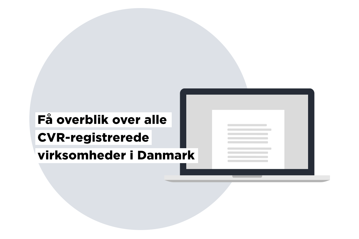 Få overblik over alle CVR-registrerede virksomheder i Danmark