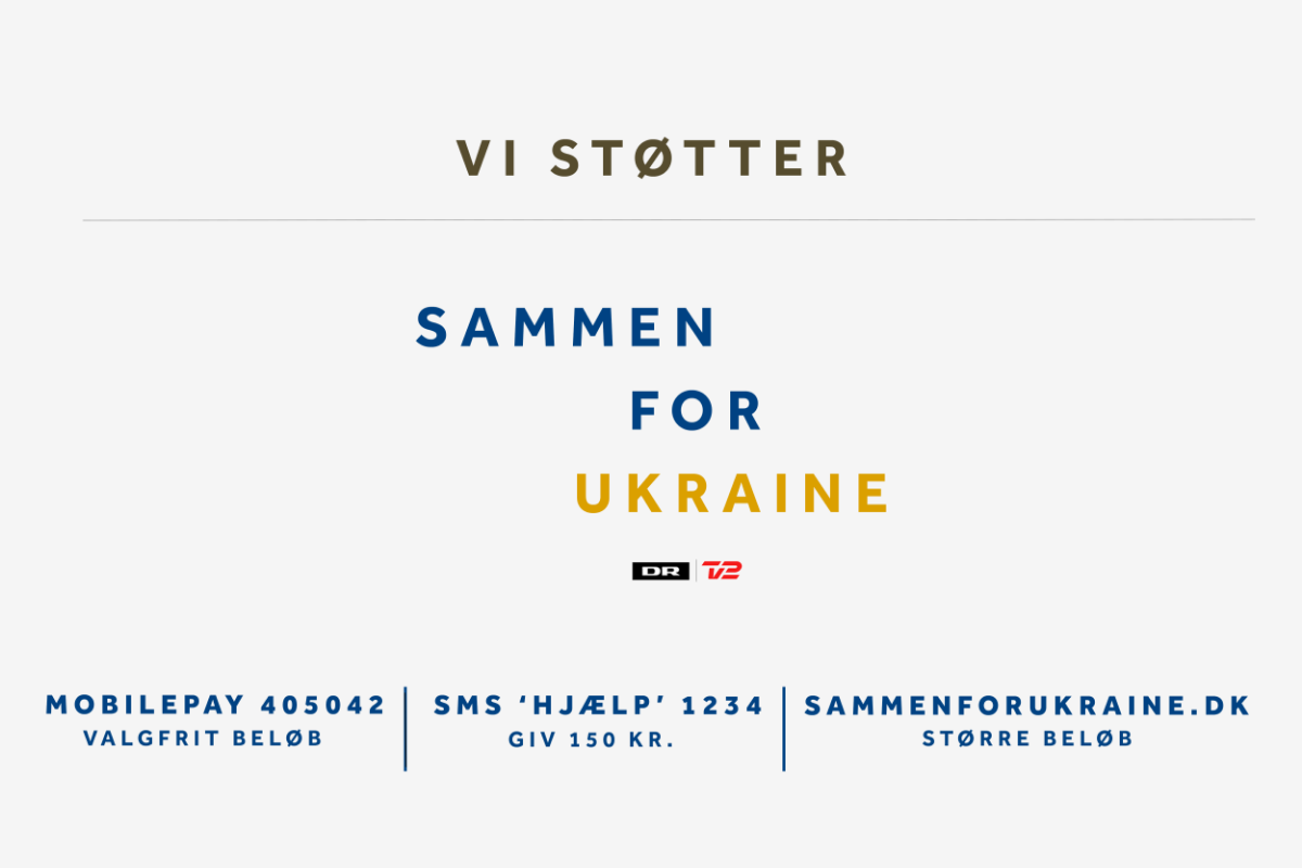 Støttekoncert DR og TV2 - Sammen for Ukraine